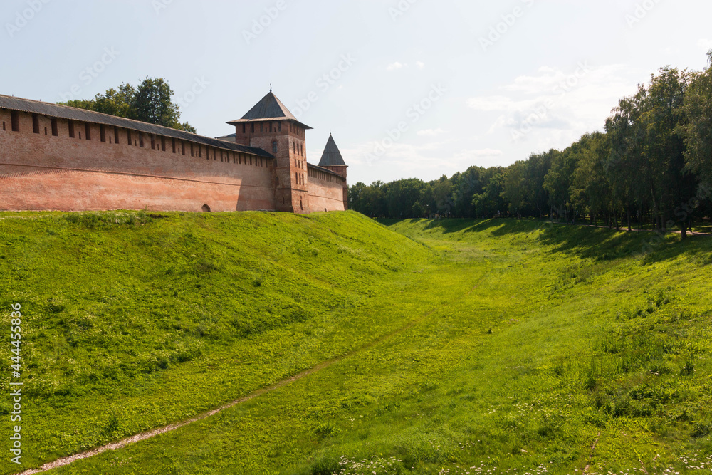 Kremlin Park in Veliky Novgorod