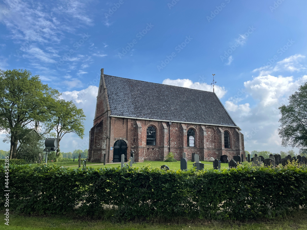 Old church in Katlijk Friesland the Netherlands