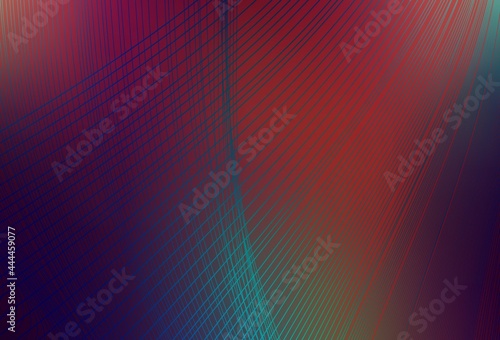 Dark Green, Red vector abstract blurred background.