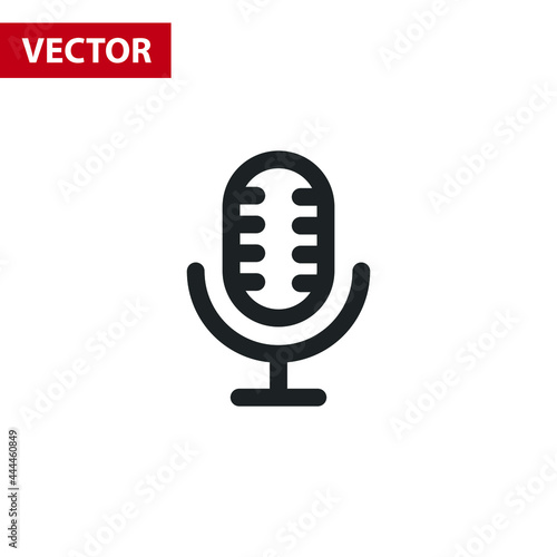 podcast icon microphone minimal symbol logo © ani