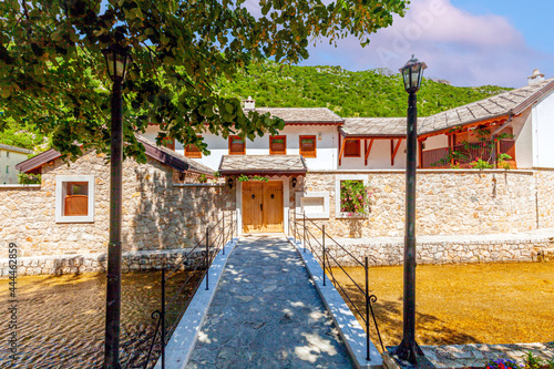 Nakšibendi tekke Stolac, next to the beautiful river Bregava. photo