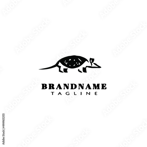 symbol armadillo logo template icon design vector illustration