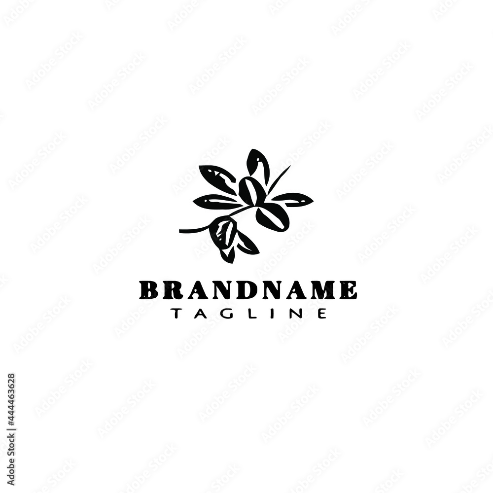 cute leaf logo template icon design vector cute leaf logo template icon design vector