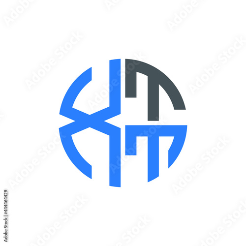 XTT logo XTT icon XTT vector XTT monogram XTT letter XTT minimalist XTT triangle XTT hexagon Circle Unique modern flat abstract logo design 