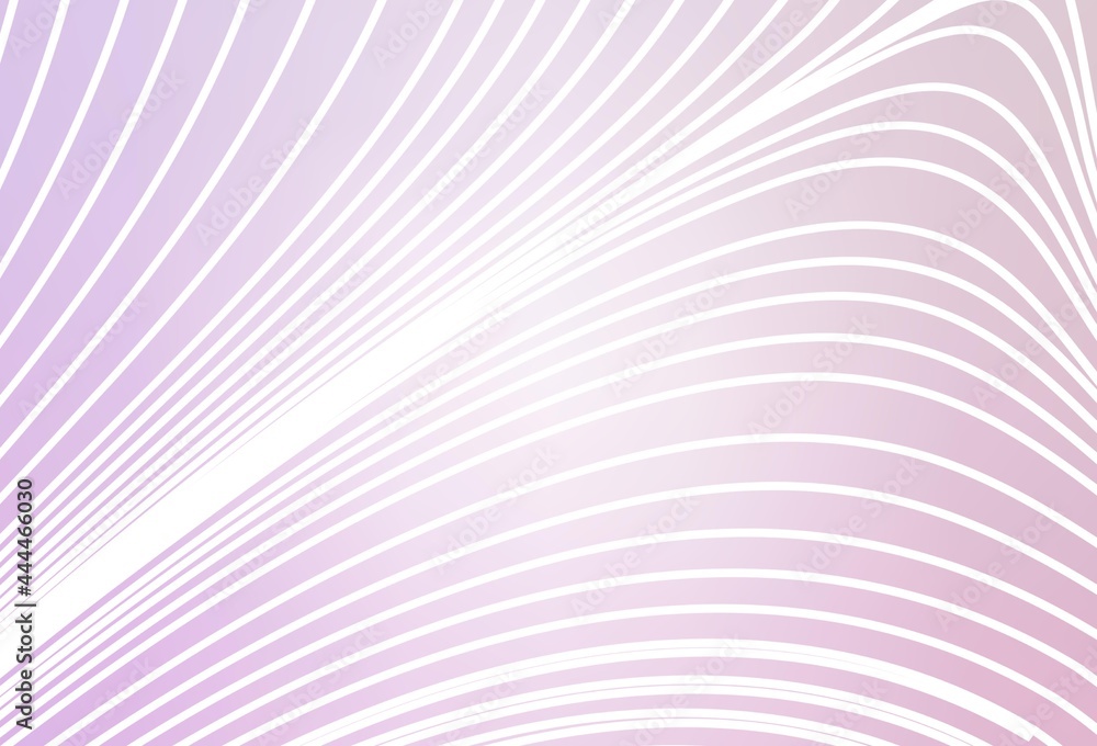 Obraz premium Light Purple vector background with stright stripes.