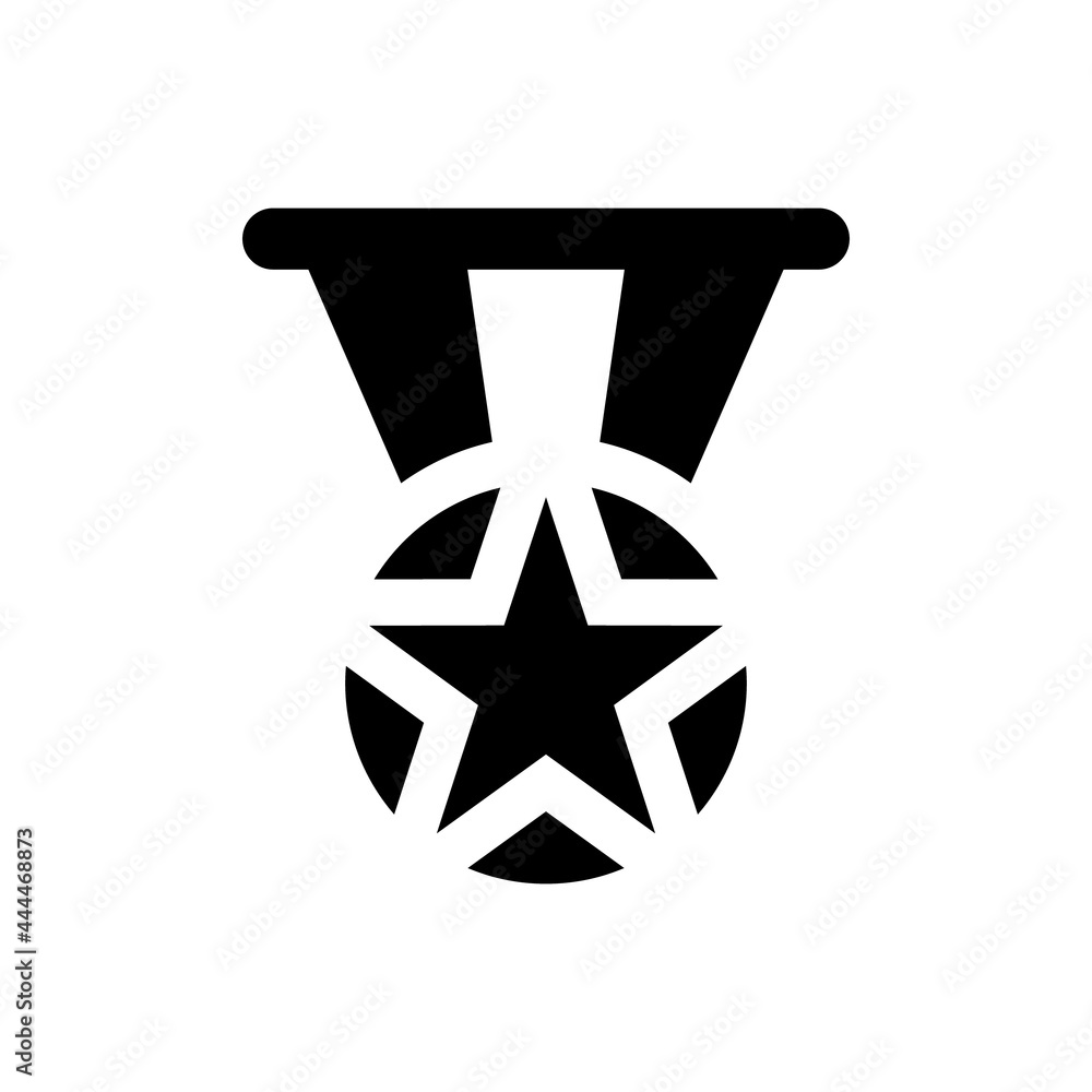Star medal icon. Vector EPS file. Star medal icon. Vector EPS file.