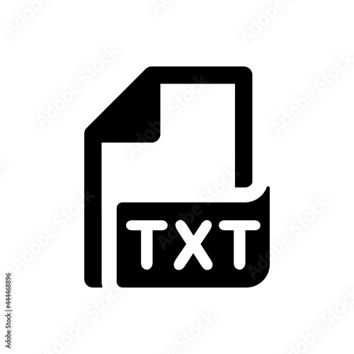 Text document icon. Vector EPS file.