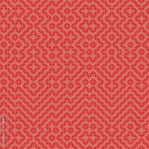 Abstract Geometric Pattern generative computational art illustration