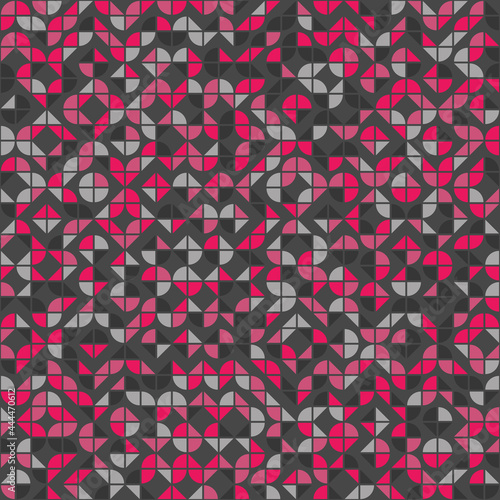 Abstract Geometric Pattern generative computational art illustration