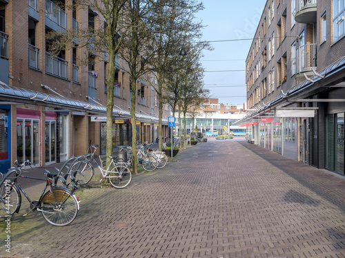 Winkelstraat in het centrum van Lelystad, , Flevoland Province, The Netherlands