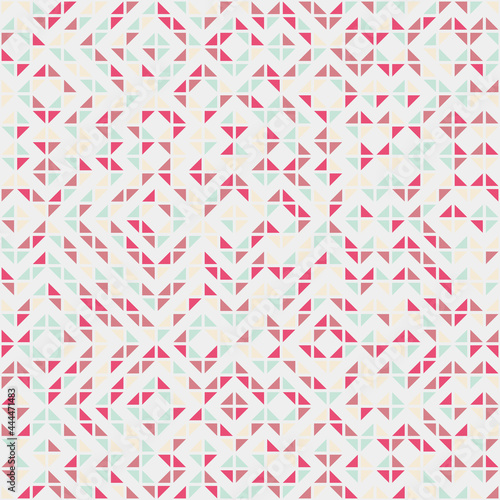 Abstract Geometric Pattern generative computational art illustration