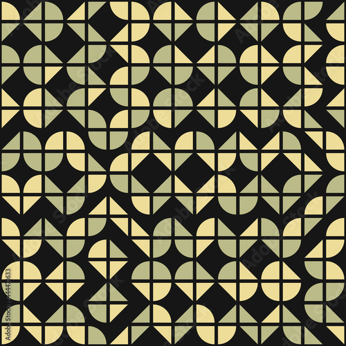 Abstract Geometric Pattern generative computational art illustration