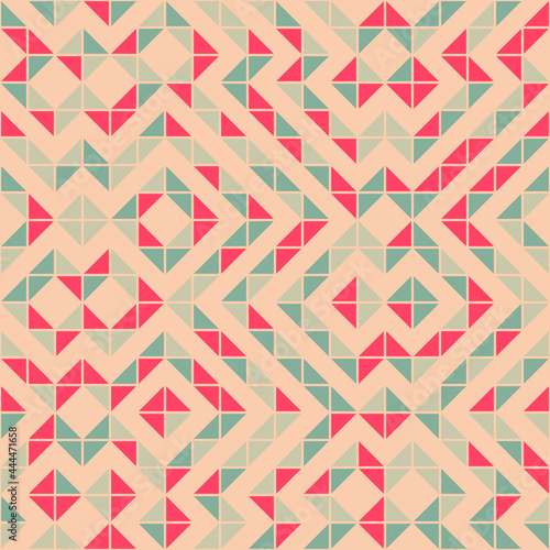 Abstract Geometric Pattern generative computational art illustration