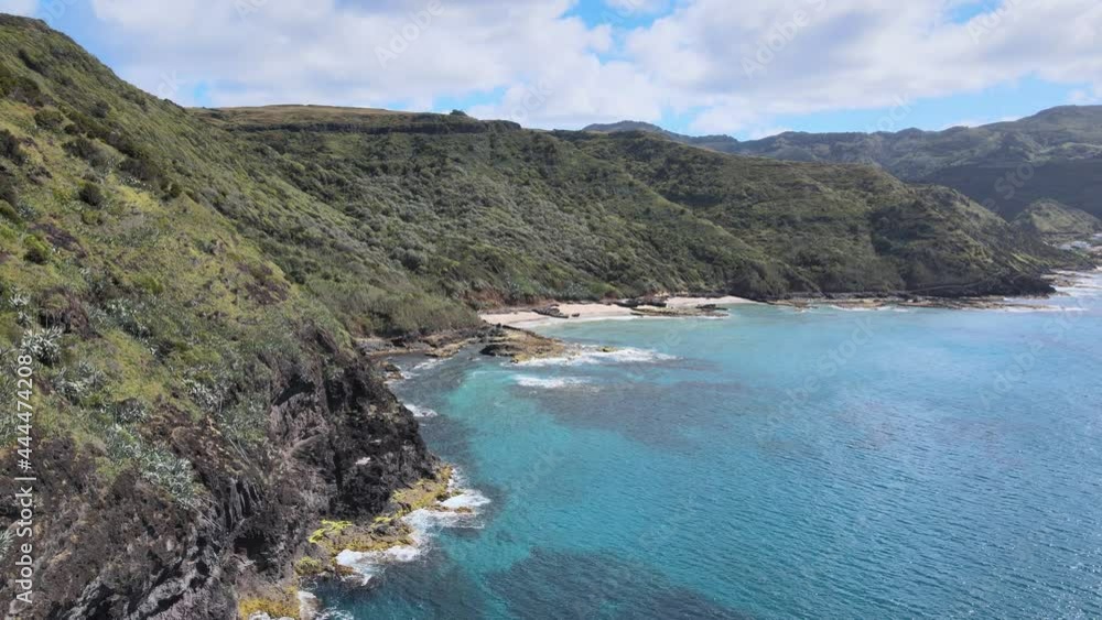 Aerial views of Santa Maria Island in the Azores Aerial views of Santa Maria Island in the Azores