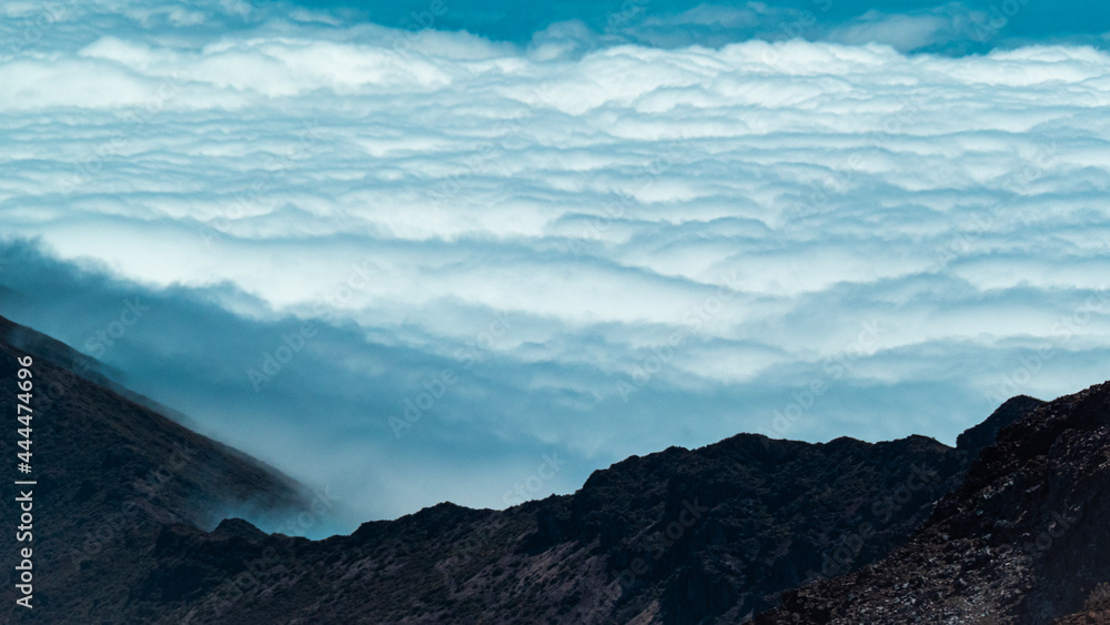 cloudcover upon mount Haleakalā ,maui,hawaii