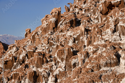 Salt formations in the Moon Valley, San Pedro de Atacama, Chile photo