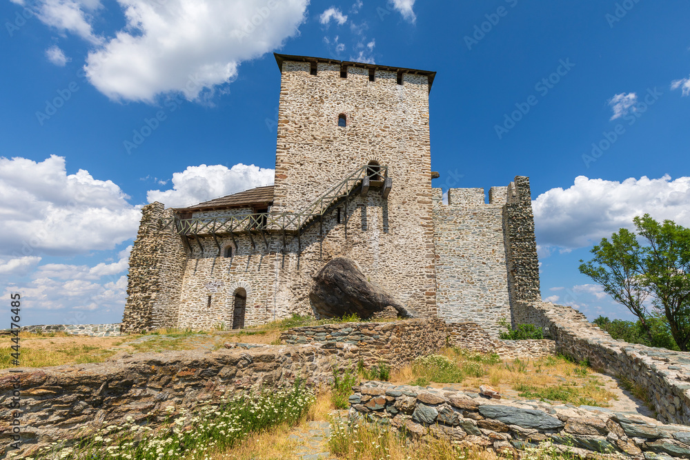 Vrsac Tower remained from the medieval fortress near Vrsac, Vojvodina, Serbia.