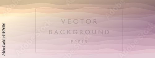abstract waves fluid shape levels background delicate pastel color gradient. Trendy template for flyer poster business card landing page website. vector illustration eps 10