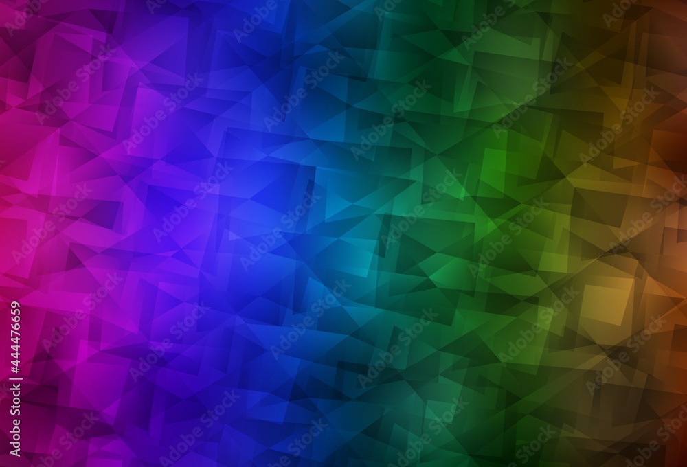 Obraz premium Dark Multicolor vector low poly layout.