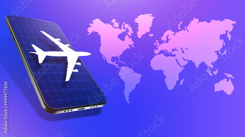 Airplane over mobile phone....