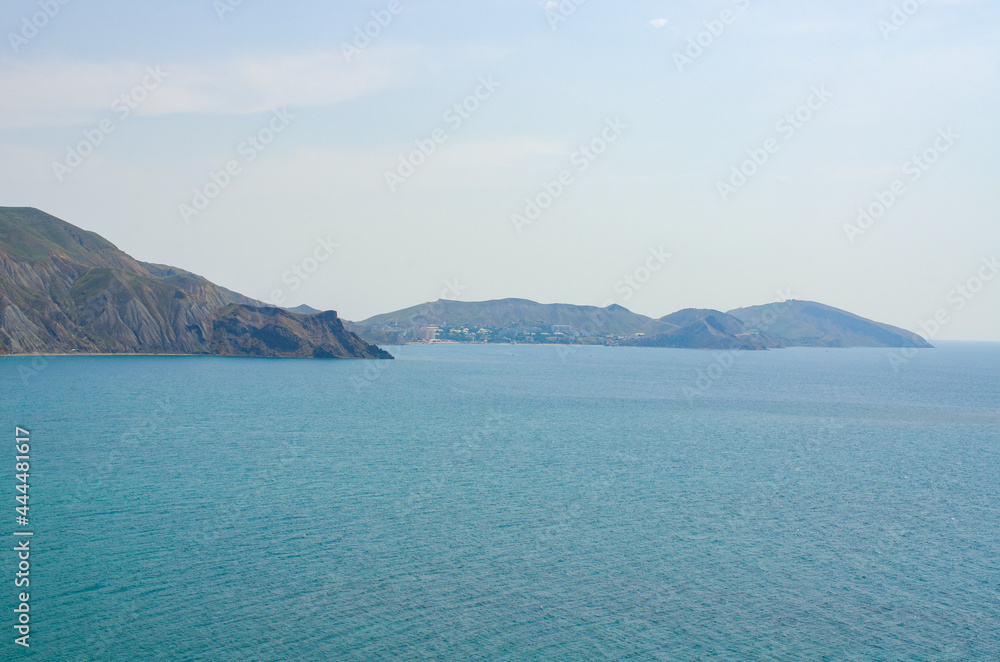 Fototapeta premium Hills and mountains by the sea.Beautiful summer landscape. Crimea.