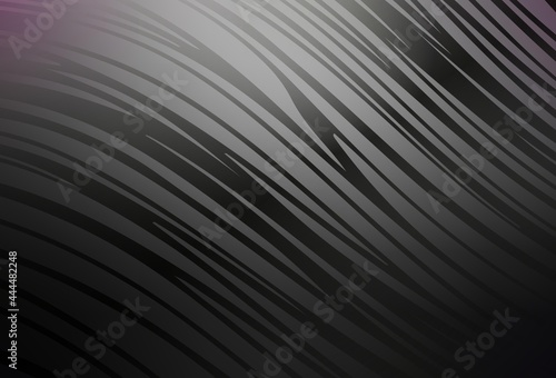 Dark Gray vector backdrop with bent lines.