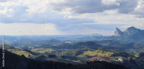 panorama of the mountains Park Pedra Azul 