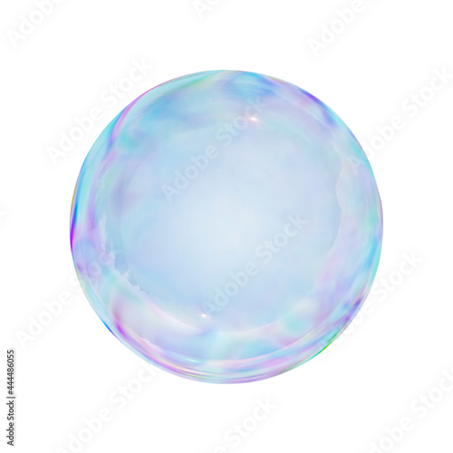 Colorful magical fantasy dreamy bubble white background childhood realistic play