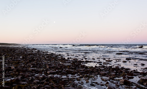 sunset on the beach