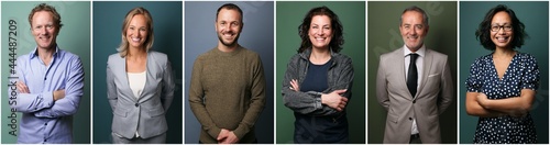 Photos Group of beautiful people in front of a background
