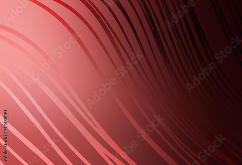 Light Pink, Red vector pattern with bent lines.