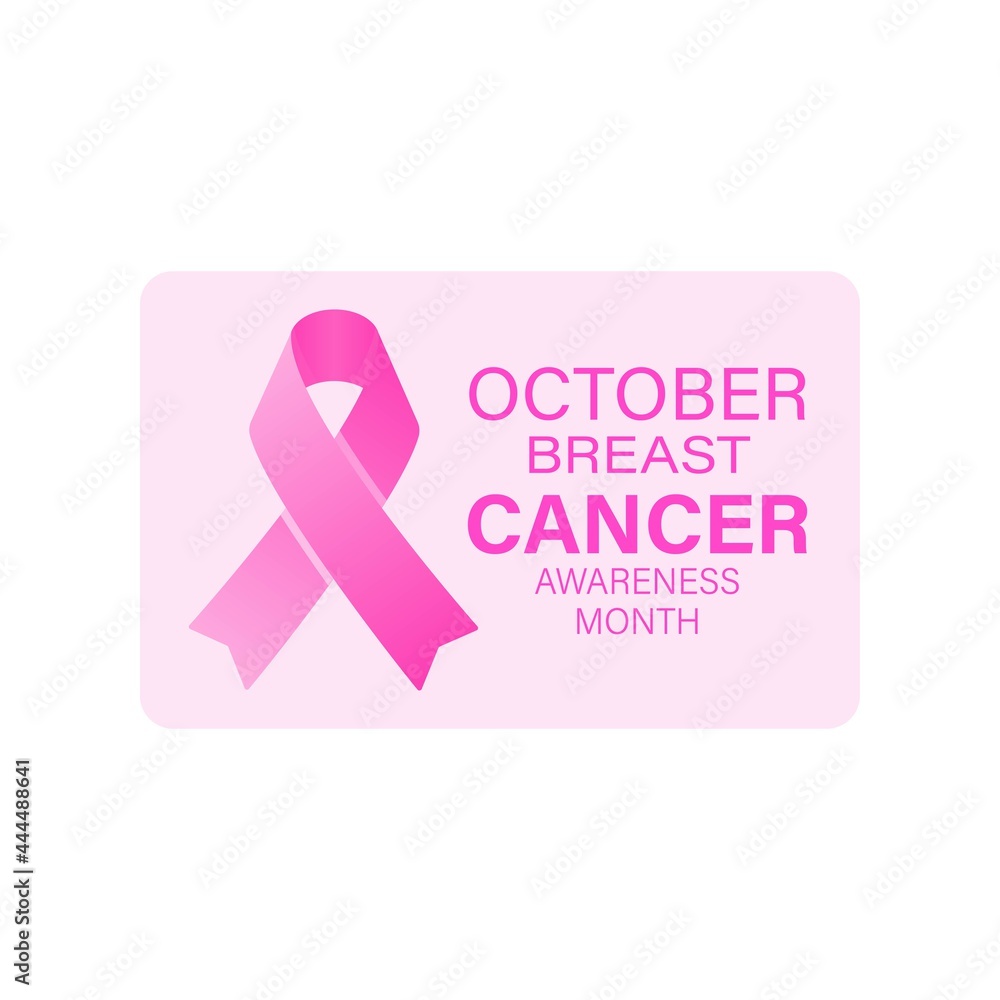 Breast Cancer Awareness. Breast Cancer Awareness Month With Pink shape Ribbon. Breast Cancer Awareness. Breast Cancer Awareness Month With Pink shape Ribbon.
