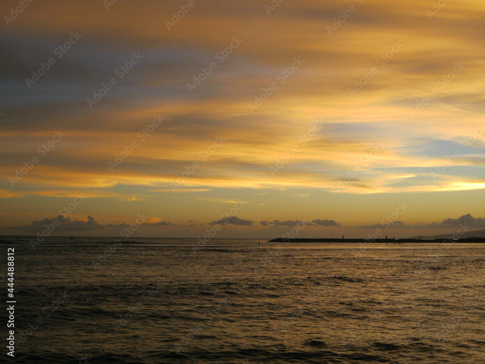 Fototapeta premium Orange sky
