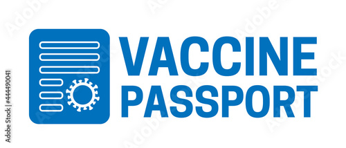 Coronavirus Vaccine Passport Icon Isolated