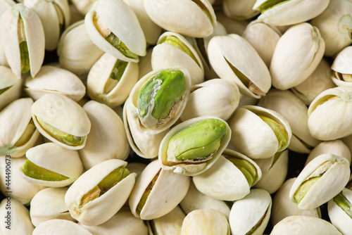 Obraz na plátně pistachio nuts texture and background