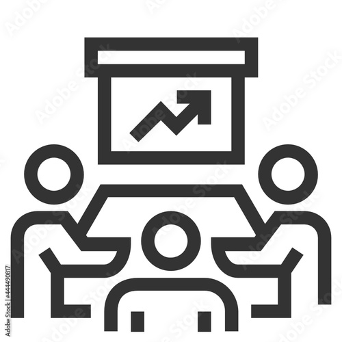 Workforce line icon
