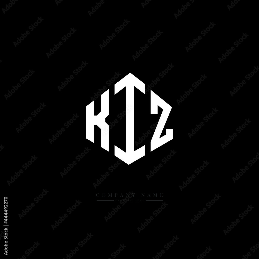 KIZ letter logo design with polygon shape. KIZ polygon logo monogram. KIZ cube logo design. KIZ hexagon vector logo template white and black colors. KIZ monogram, KIZ business and real estate logo. KIZ letter logo design with polygon shape. KIZ polygon logo monogram. KIZ cube logo design. KIZ hexagon vector logo template white and black colors. KIZ monogram, KIZ business and real estate logo.