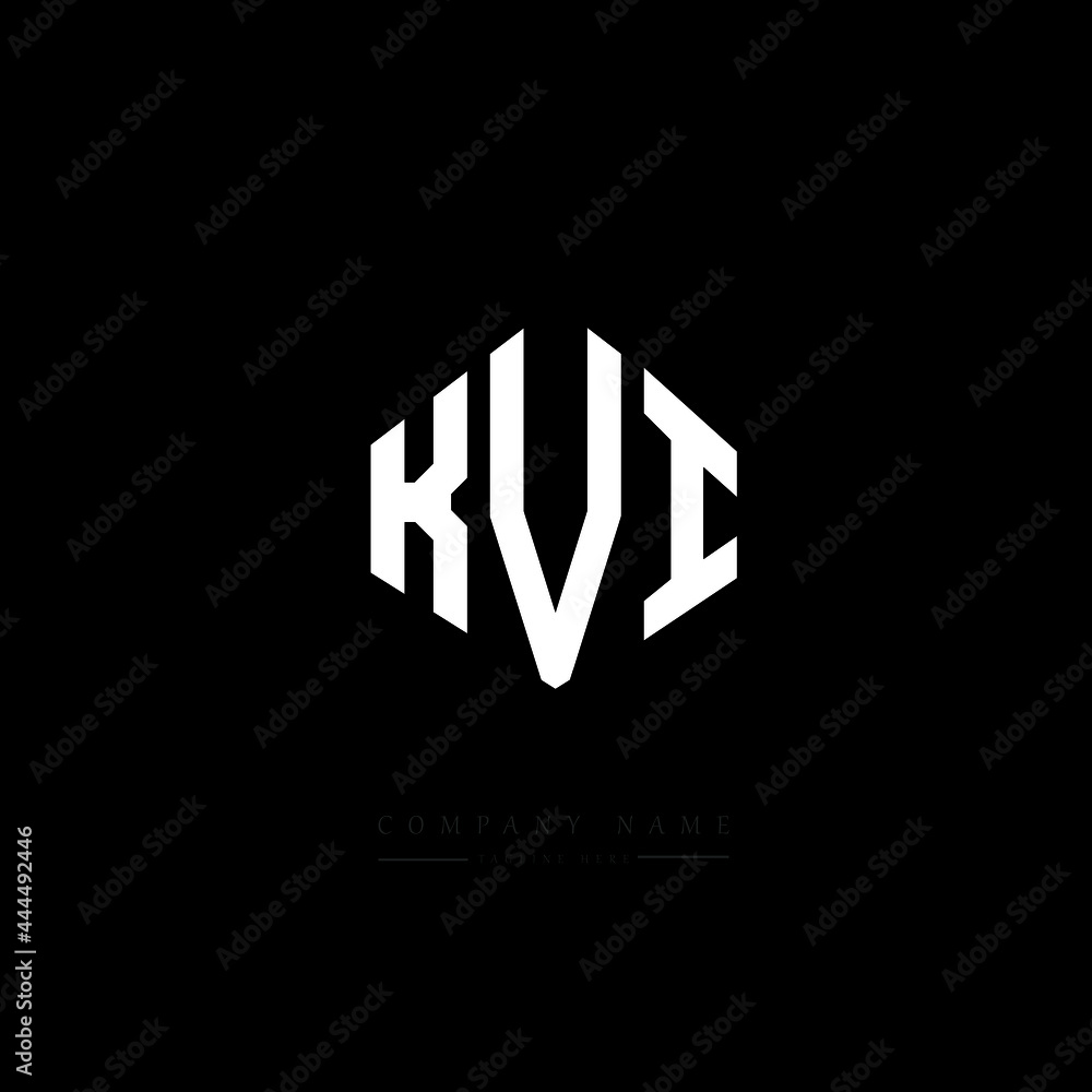 KVI letter logo design with polygon shape. KVI polygon logo monogram. KVI cube logo design. KVI hexagon vector logo template white and black colors. KVI monogram, KVI business and real estate logo. KVI letter logo design with polygon shape. KVI polygon logo monogram. KVI cube logo design. KVI hexagon vector logo template white and black colors. KVI monogram, KVI business and real estate logo.