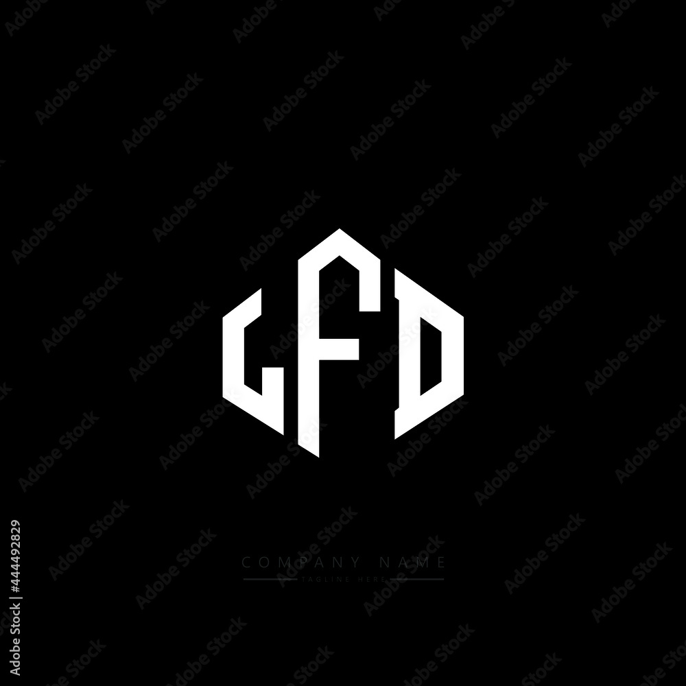 LFD letter logo design with polygon shape. LFD polygon logo monogram. LFD cube logo design. LFD hexagon vector logo template white and black colors. LFD monogram, LFD business and real estate logo. LFD letter logo design with polygon shape. LFD polygon logo monogram. LFD cube logo design. LFD hexagon vector logo template white and black colors. LFD monogram, LFD business and real estate logo.