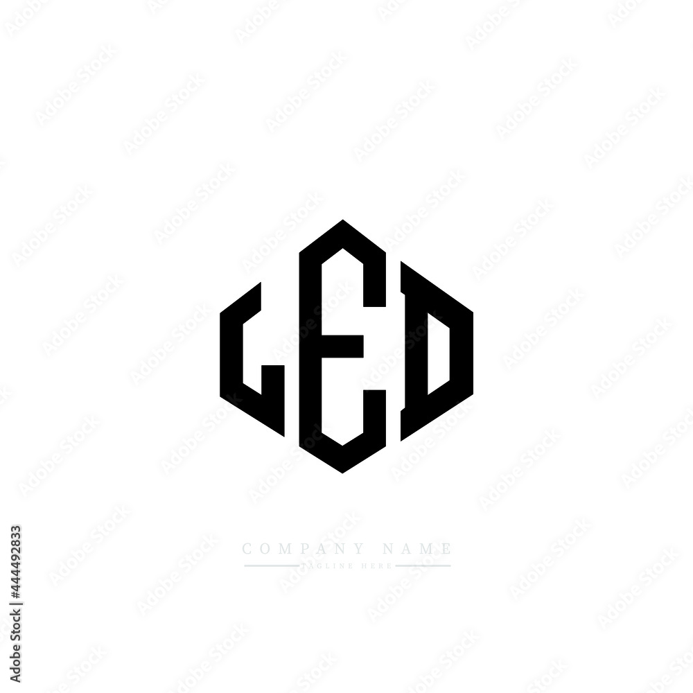 LED letter logo design with polygon shape. LED polygon logo monogram. LED cube logo design. LED hexagon vector logo template white and black colors. LED monogram, LED business and real estate logo. LED letter logo design with polygon shape. LED polygon logo monogram. LED cube logo design. LED hexagon vector logo template white and black colors. LED monogram, LED business and real estate logo.