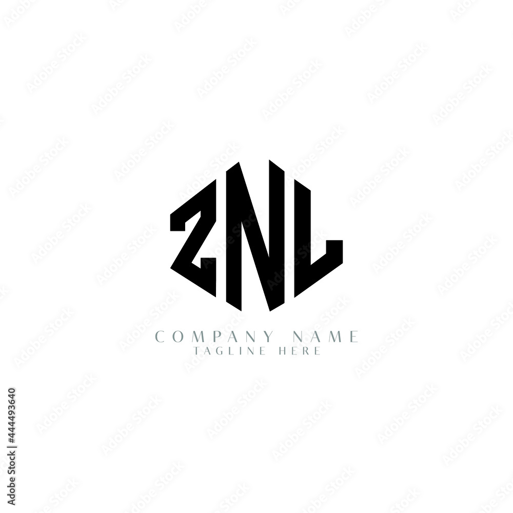 ZNL letter logo design with polygon shape. ZNL polygon logo monogram. ZNL cube logo design. ZNL hexagon vector logo template white and black colors. ZNL monogram, ZNL business and real estate logo. ZNL letter logo design with polygon shape. ZNL polygon logo monogram. ZNL cube logo design. ZNL hexagon vector logo template white and black colors. ZNL monogram, ZNL business and real estate logo.