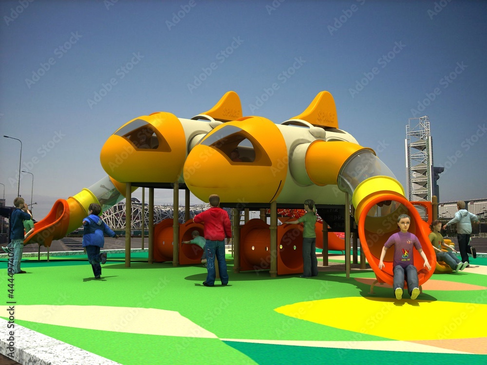 NAVE ESPACIAL, JUEGOS PARA NIÑOS - RENDER NAVE ESPACIAL, JUEGOS PARA NIÑOS - RENDER