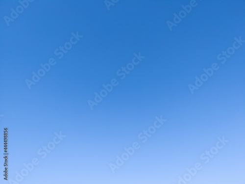 Cloudless blue sky background in Hanoi, Vietnam