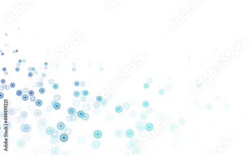 Light BLUE vector background with spots. © smaria2015