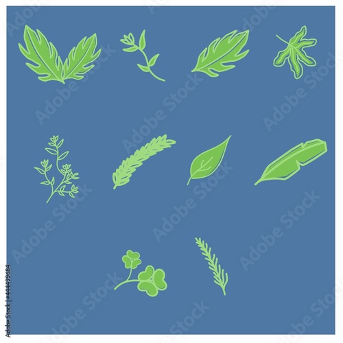 set of leaves