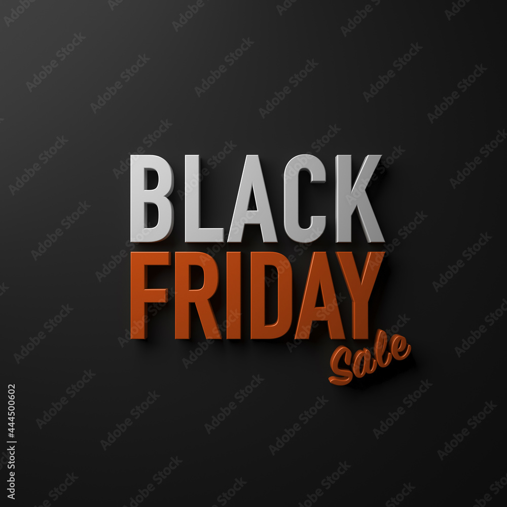 Black Friday Sale on dark background design decoration	