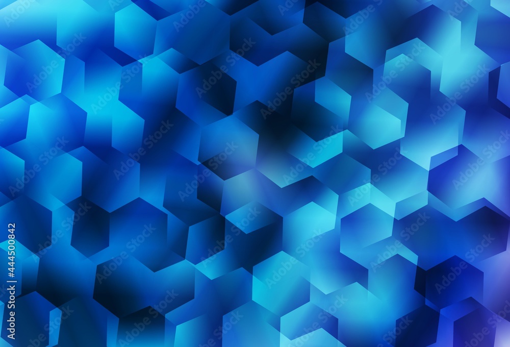 Light BLUE vector shining triangular backdrop. Light BLUE vector shining triangular backdrop.