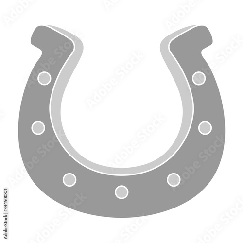 Horseshoe hand drawn element design vector. clipart cartoon illustration