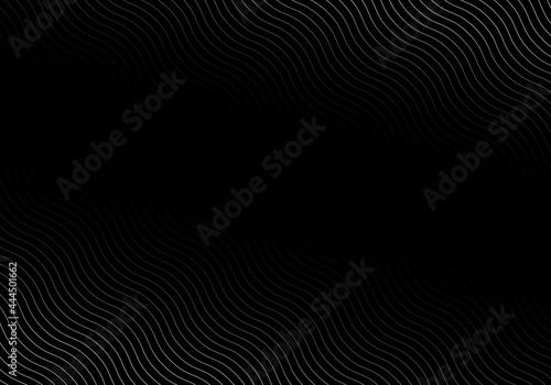 Abstract wave lines white c...