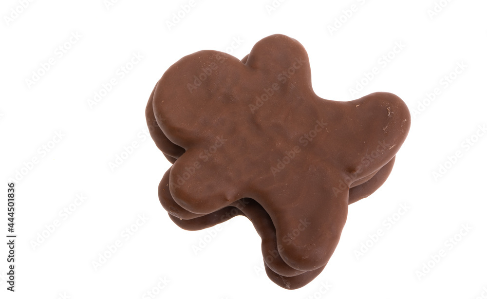 chocolate ginger man isolated chocolate ginger man isolated